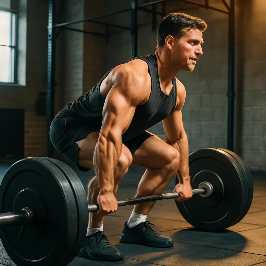 'After' training photo of James, illustrative transformation concept only